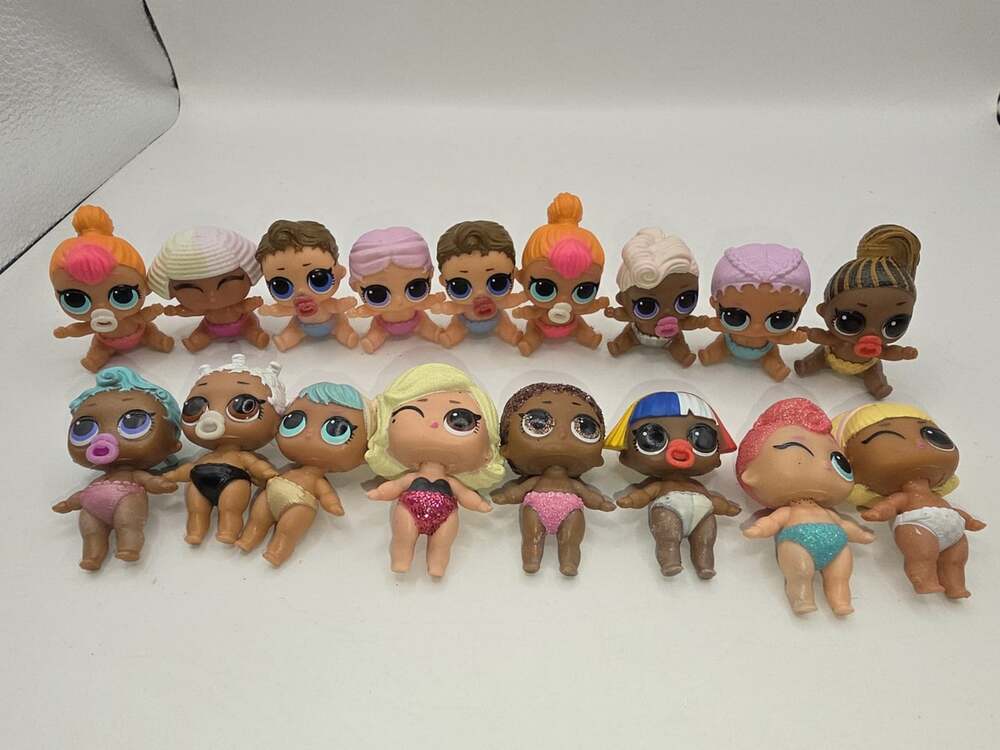 17 Lol Surprise Lil Little Sisters Lot 1.5" MGA